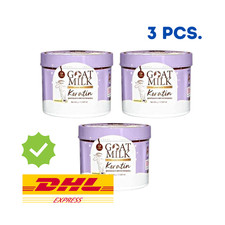 3x Carista Goat Milk Extra Long Hair Keratin Purple Treatment Nourish Hair 500g