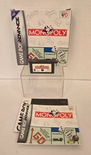 Nintendo Gameboy Advance Monopoly Authentic CIB *Tested & Working*