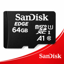 SanDisk Edge Micro SD 64GB A1 Class 10 SDHC SDXC Memory Card Drones Phones UHS-1