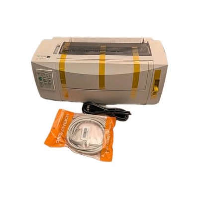 Lexmark Forms Printer 2500+ Series 2590-100 Dot Matrix Printer (needs ribbon)