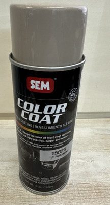 SEM Color Coat Carpet Plastic Vinyl Light Parchment Aerosol 12 oz. Ea 15823 NEW!