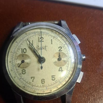 Bovet Men s Manual Wind Mechanical Chronograph Swiss -No Crown Landeron 148 