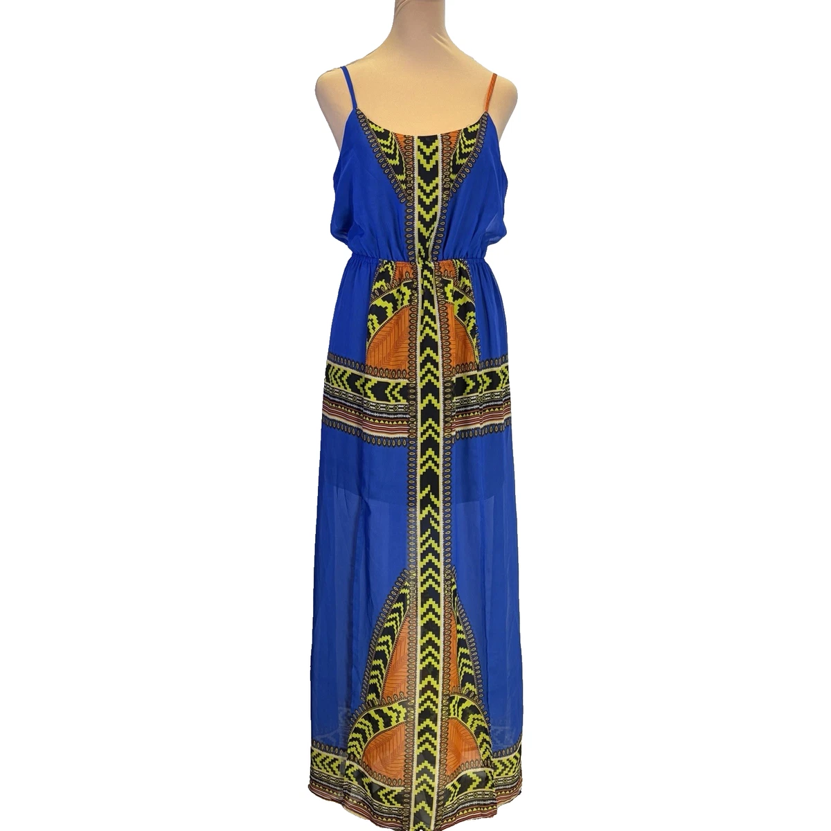 knee length dresses for ladies Fire of Stars Halterneck Maxi Dress Red main image 0