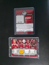 2009-10 Upper Deck SP Game Used “Four on Four Fabrics” Dual-Sided /99