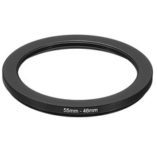 55mm-46mm Metal Step Down Ring Camera Lens Filter Adapter Ring Aluminum Filter