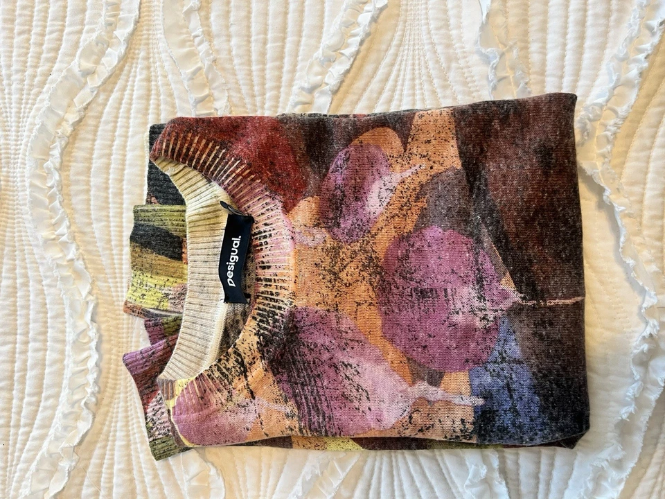 Pullover Desigual ligero mezcla de algodón nuevo sin etiquetas talla L manga larga Foto 4 de 4