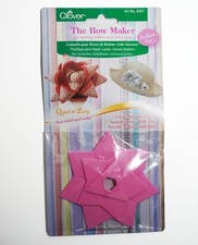 New Bow Maker by Clover Size Medium Handmade DIY Made in Japan 2008