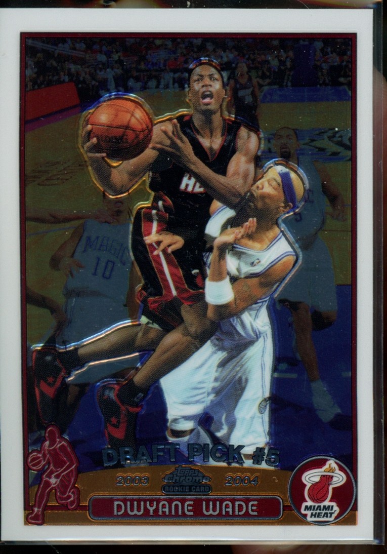 2003-04 Topps Chrome #115 Dwyane Wade ROOKIE / RC