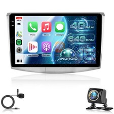 4+64G Android 15 Autoradio GPS Nav Kamera für VW Passat B6 B7 CC Magotan 2010-15