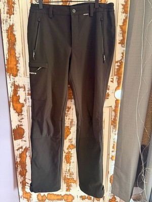 Icepeak A.W.S. Extreme Hiking & Trekking Pants Black Size M Waterproof Insulated