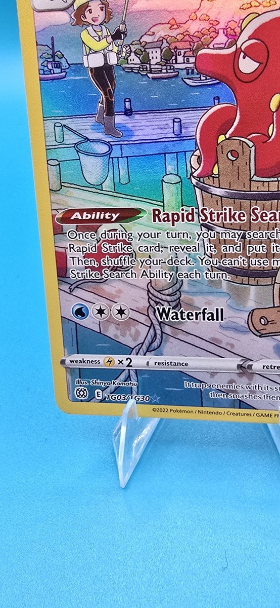Pokmon Octillery Rapid Strike Holo Full Art TG03/TG30 Brilliant Stars 2022  Card | eBay