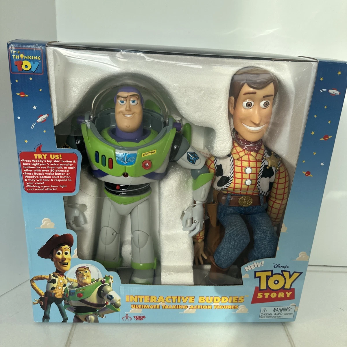 Preços baixos em Figuras de ação Thinkway Toys Buzz Lightyear TV