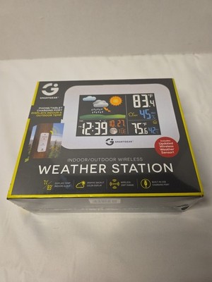 Smart Gear Indoor Outdoor Wireless Weather Station STG-5939-KB Brand New Sealed 