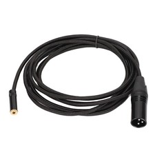 3.5mm Female To 3 Pin XLR Male Cable Shell XLR Connector Cable For Mixer Amplifi