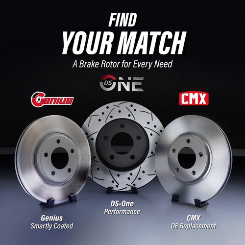 Front Rear Coat Drill Slot Disc Brake Rotor Semi-Metallic Pad Kit For 3.8 R-Spec - Picture 18 of 18