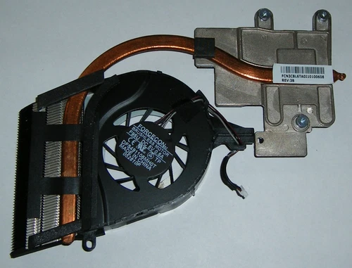 Toshiba  L600D L645D L655D Fan and Heatsink FCN3CBL6TA0I10 - P/N: A000076120