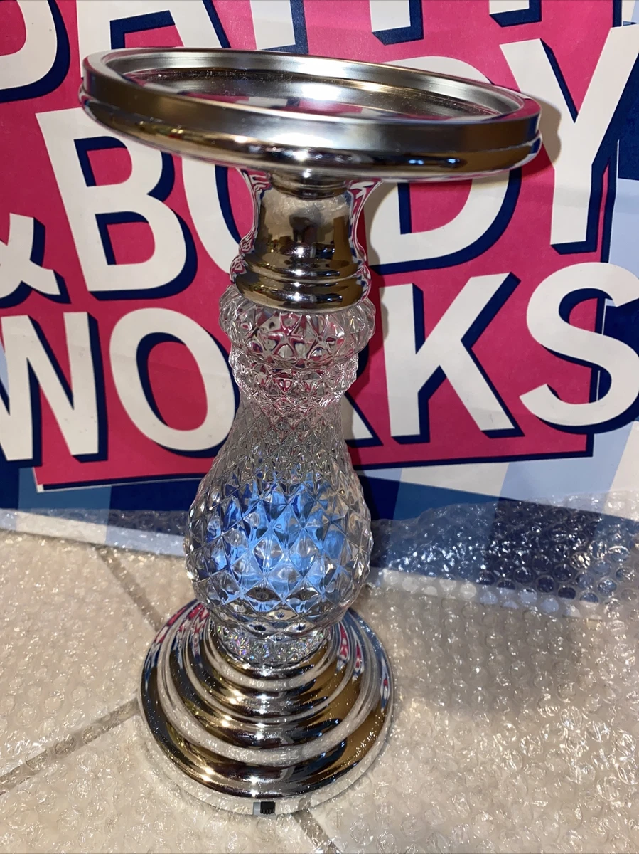 NEW Bath Body Works Glitter SWIRLING GLITTER PEDESTAL 3 Wick
