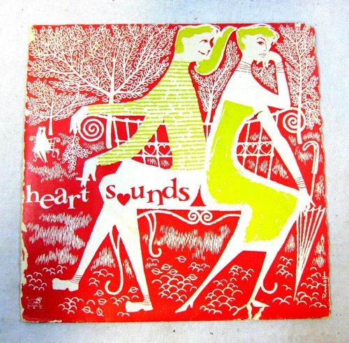 HEART SOUNDS Heartbeat Recording Leo Pharmaceutical Cardiac 45rpm Record Vinyl