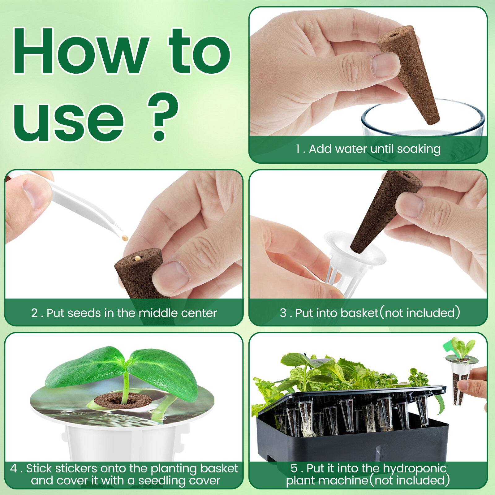 10+ How To Start Hydroponic Seeds 110Pcs Seed Pod Kit for Hydroponic Systems Easy to Use Seed Starter