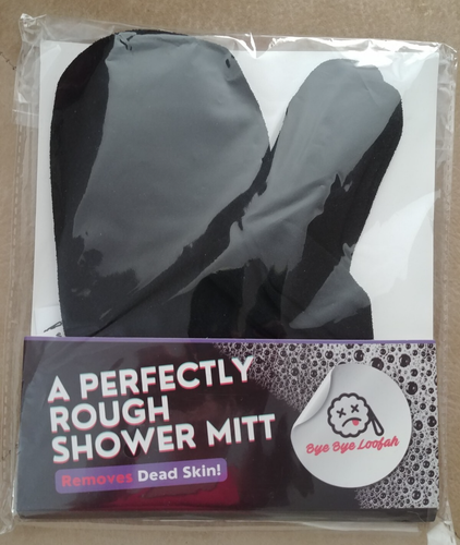 Bye Loofah guantone doccia perfettamente ruvido esfoliante 3 dita sapone scrub pelle - Foto 2 di 20
