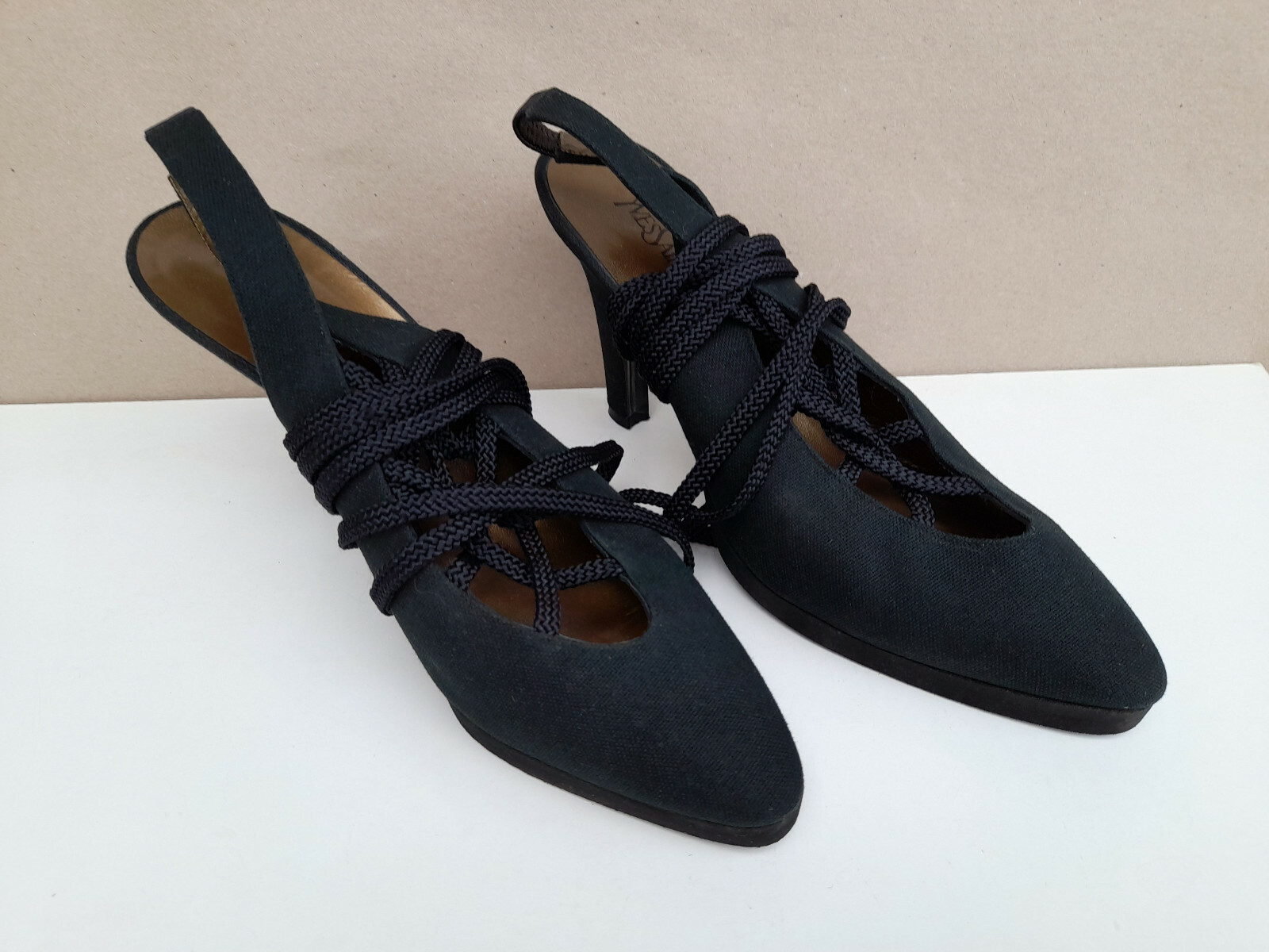 Tacchi alti donna neri Yves Saint Laurent taglia: 40 5 lunghezza suola 29 5 cm