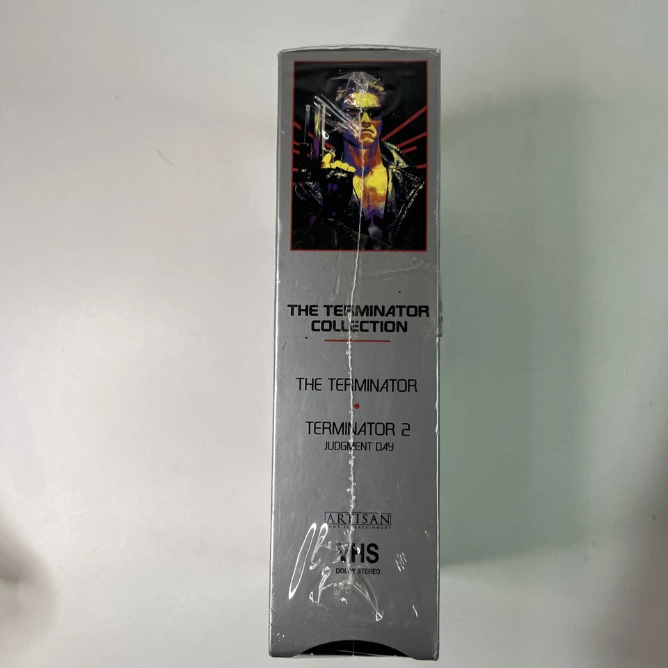 The Terminator Collection VHS Double Tapes Box Set Factory Sealed 2002 - Image 3 of 4