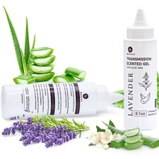 Medvat Clear Transmission Gel | Lavender Scented | 8.5oz Bottle, 2 Pack