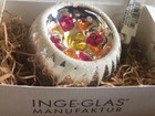 Inge-Glas Manufaktur Glass Silver Pnk Peach 21466R008 Glass Ornament Deutschland — photo 3