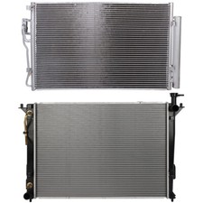 Radiator & AC Condenser Cooling Kit For 2011 2012 2013 2014 2015 Kia Sorento