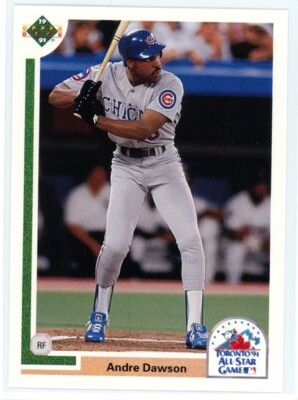 Andre Dawson 1991 Upper Deck Final Edition #98F Chicago Cubs