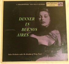 TERIG TUCCI Dinner In Buenos Aires 50's RARE LATIN AMERICAN Argentina SAMBA Folk
