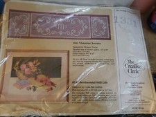 Creative Circle Victorian Sentimental Still Life Embroidery Kit 0341 12 x 16