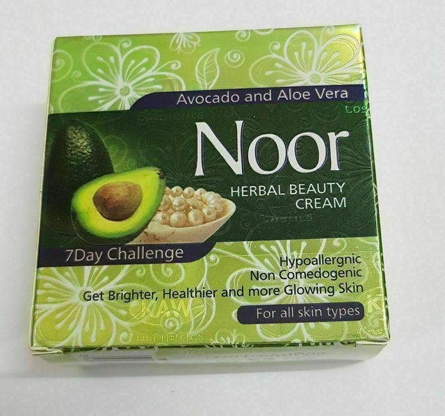 Noor Herbal Beauty Whitening ORIGINAL CREAM With Avacado & Alovera eBay