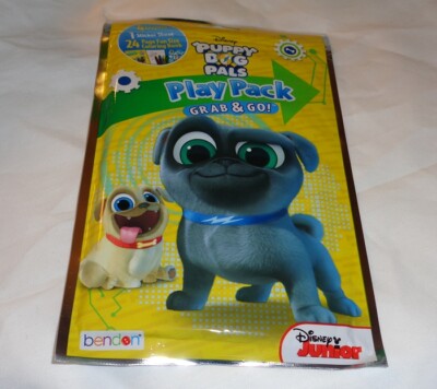 DISNEY JUNIOR ~ PUPPY DOG PALS ~ PLAY PACK ~ COLORING BOOK STICKERS CRAYONS  