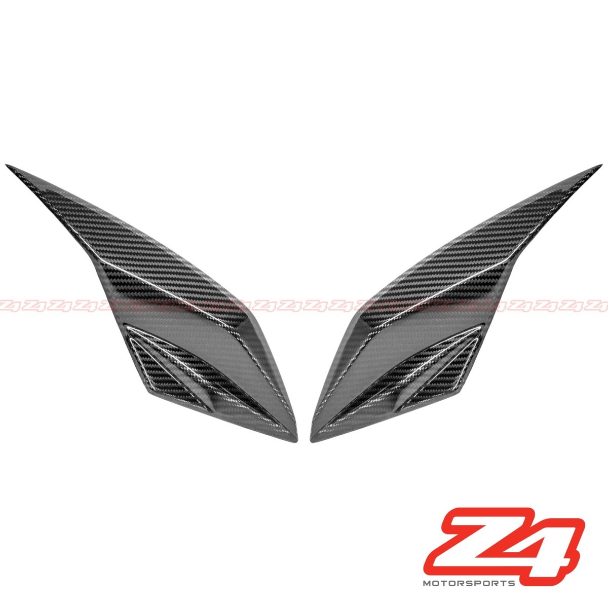 2010-2013 Kawasaki Z1000 Carbon Fiber Upper Front Nose Side
