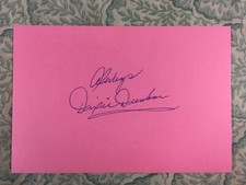 Dixie Dunbar - King of Burlesque - One In a Million - Autographed in 1978