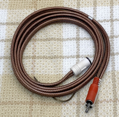 SAEC CX-5006 Type A Analog Phono Tonearm Cable 1.5m DIN RCA USED JAPAN vintage