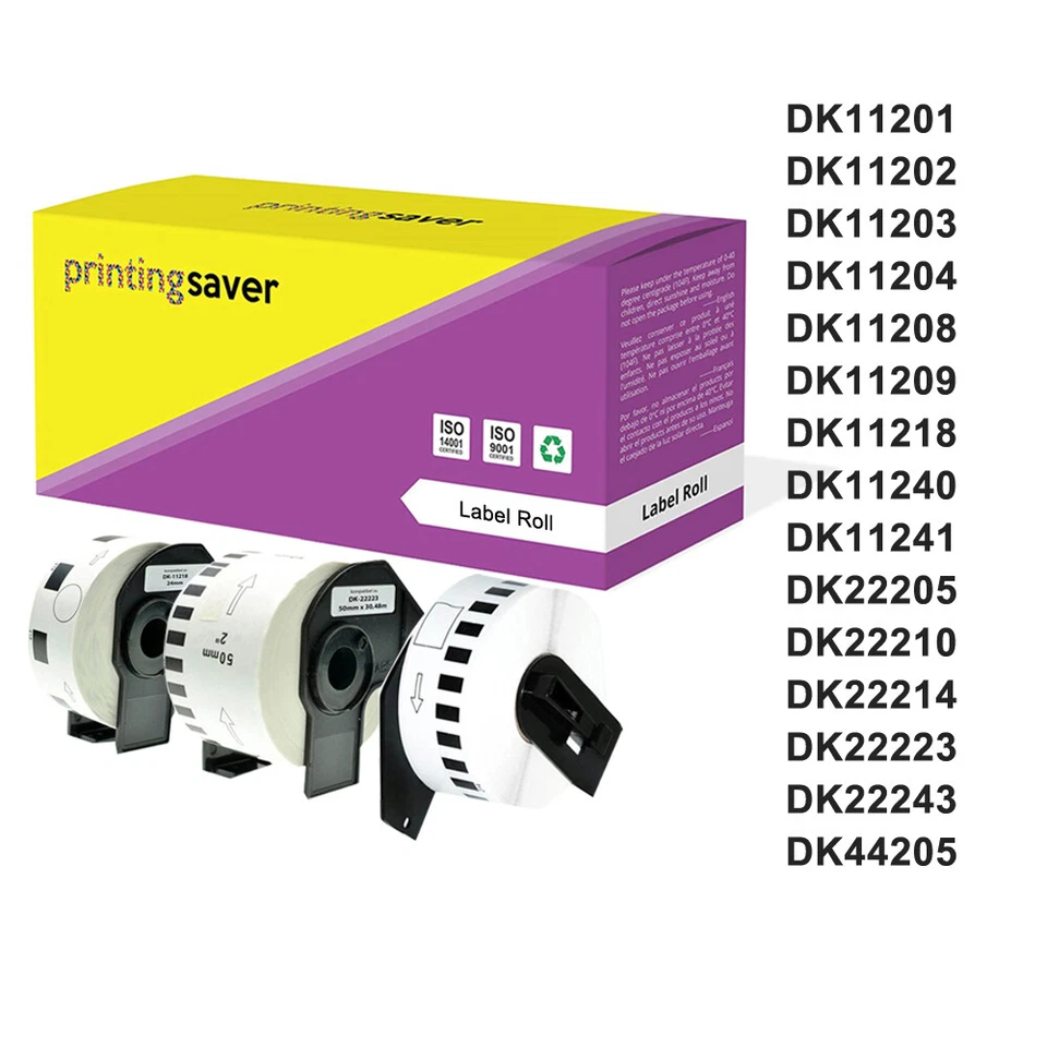 DK Labels fits Brother Printers QL700 QL-700 QL560 QL570 QL720NW Compatible