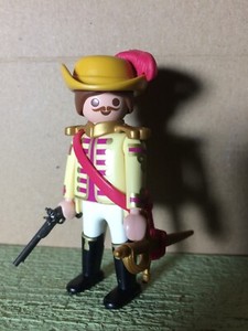 Figurine Playmobil Mousquetaire Custom N4 - Jouet D'occasion - Collection Miniature