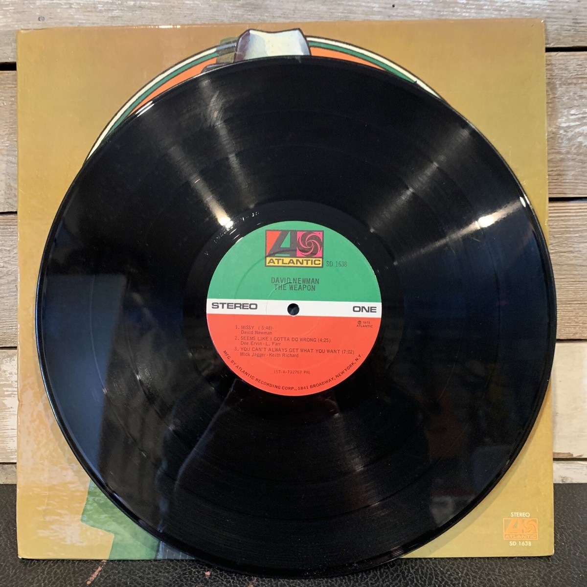 David Newman The Weapon Vinyl LP VG Condition *SD 1638* (B