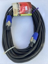 50' 14AWG Professional Neutrik Speakon Speaker Cable, 14-Gauge Wire Made In USA