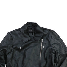 Vero Moda Leather Jacket Vintage Bomber Trench Blazer Large