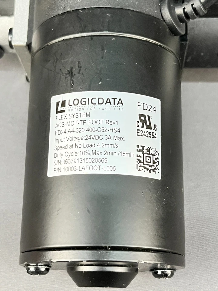 Tempur-Pedic FOOT - LogicData FD24-A4-320.400-C52-HS4 / ACS-MOT-TP-FOOT Rev1 - Imagem 2 de 4