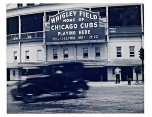 Wrigley Field Photo Print, 8x10, Chicago Cubs