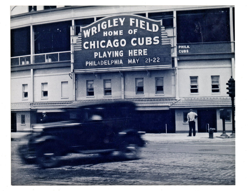 Wrigley Field Photo Print, 8x10, Chicago Cubs