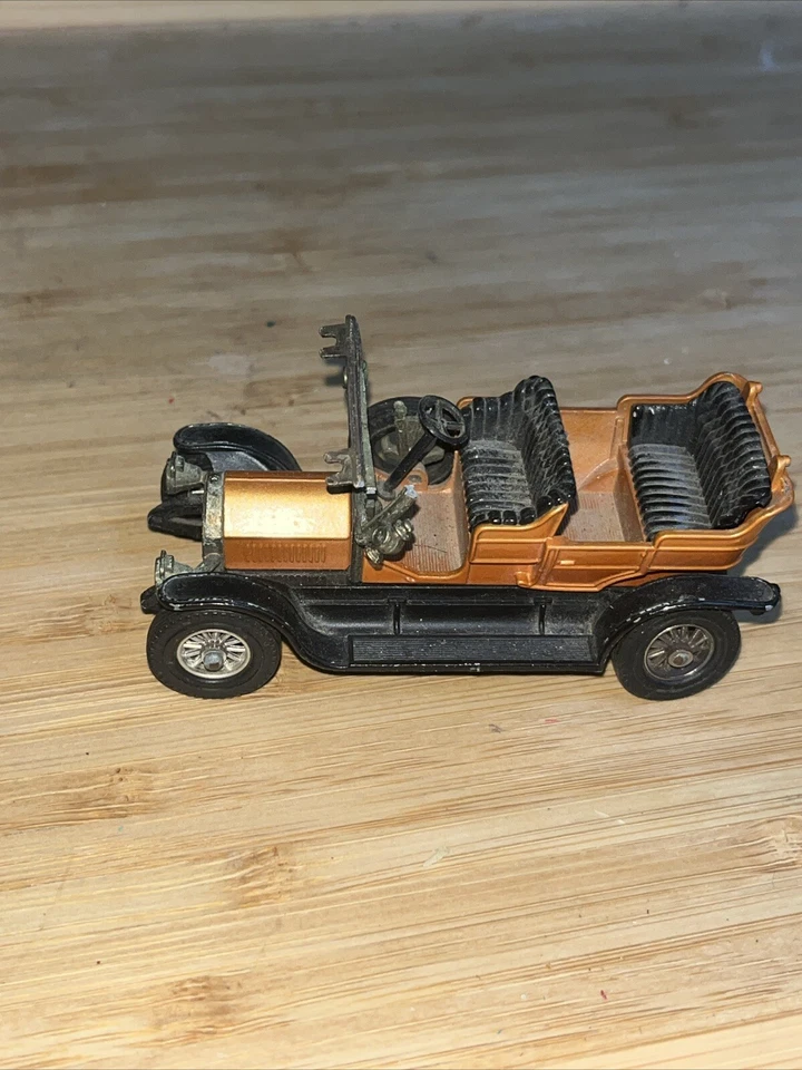 Caja de cerillas usada en Corgi escala 1.43 Y5 1907 Peugeot coche vintage modelo diecast #21 Foto 2 de 4