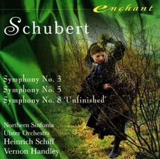CD Schubert - Symphony No. 3, 5, 8 - Schiff, Handley - Chandos Enchant