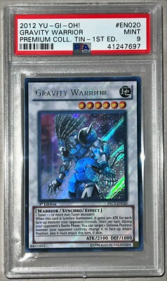 マイダンジョンカード Yu-Gi-Oh! 1st Ed PSA 9 MINT 'Gravity Warrior' PRC1-EN020 ~SECRET