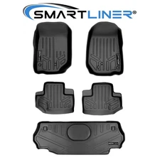 SMARTLINER Custom Fit Floor Mats Cargo Liner TPE 2011-2013 Jeep Wrangler 2 Door