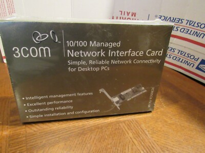lot of 2 NEW 3Com 3C905CX-TX-M 10/100 MBPS Managed Network Interface 2 Cards